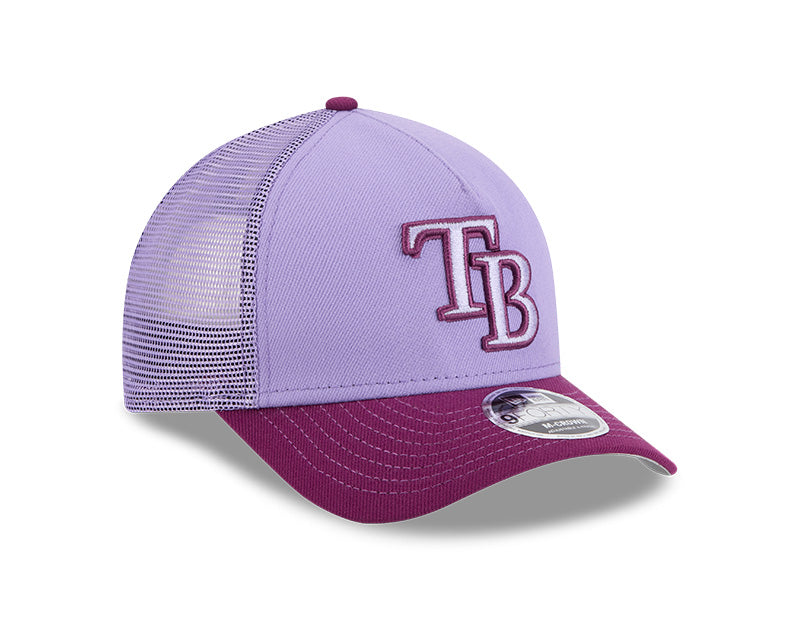 Rays New Era Purple TB 9Forty M-Crown Snapback Trucker Hat