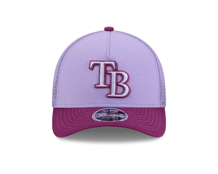 Rays New Era Purple TB 9Forty M-Crown Snapback Trucker Hat