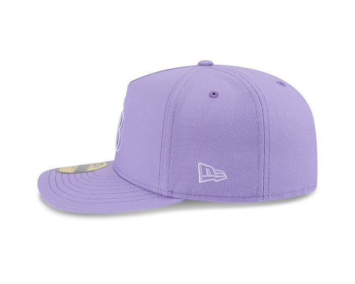 Rays New Era Purple Color Pack TB 59Fifty A-Frame Pinch Front Fitted Hat