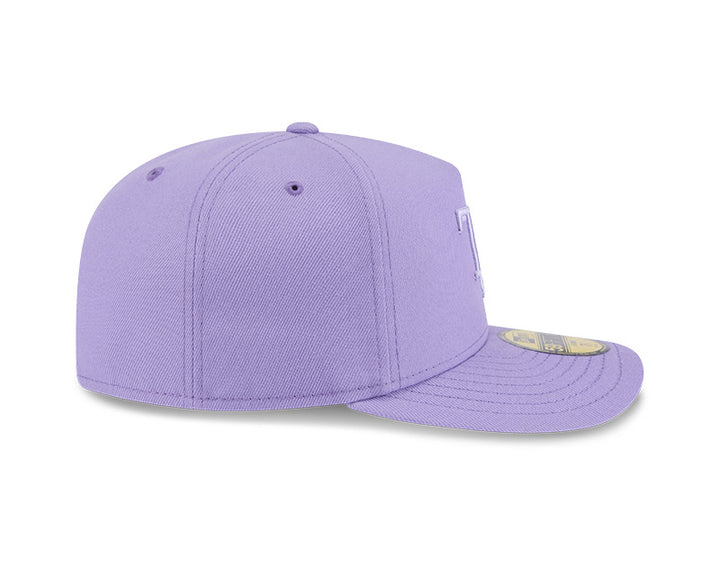 Rays New Era Purple Color Pack TB 59Fifty A-Frame Pinch Front Fitted Hat
