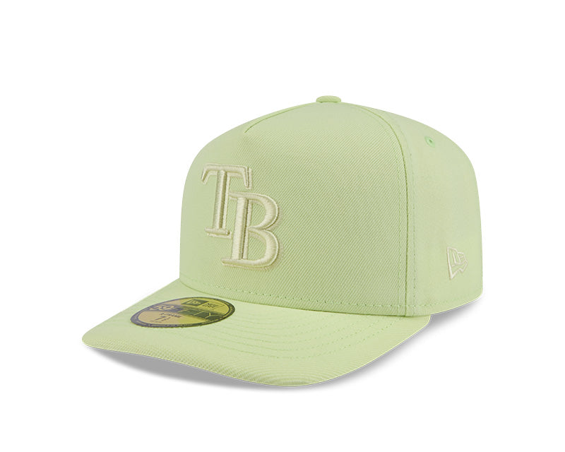 Rays New Era Light Green Color Pack TB 59Fifty A-Frame Pinch Front Fitted Hat