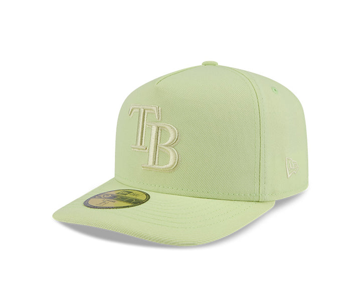 Rays New Era Light Green Color Pack TB 59Fifty A-Frame Pinch Front Fitted Hat