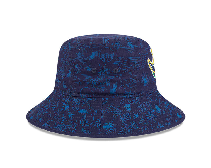 Rays New Era Palm Tree Tropical Spring Training 2025 Alt Bucket Hat