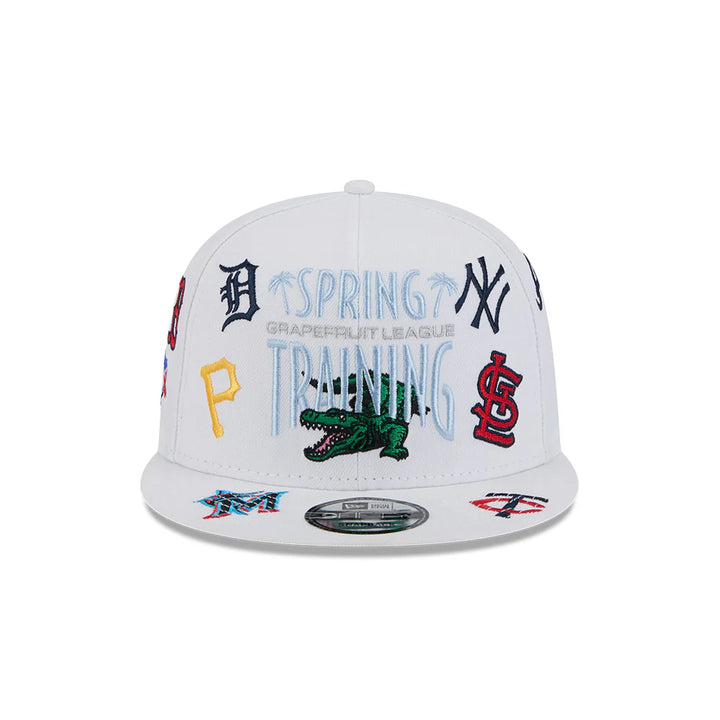 Rays New Era 2025 Spring Training All Team Grapefruit League 9FIFTY Snapback Hat