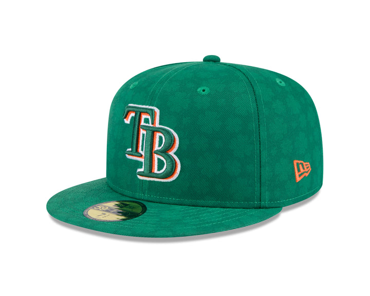 Rays New Era Green 2025 St. Patrick's Day On-Field 59Fifty Fitted Hat