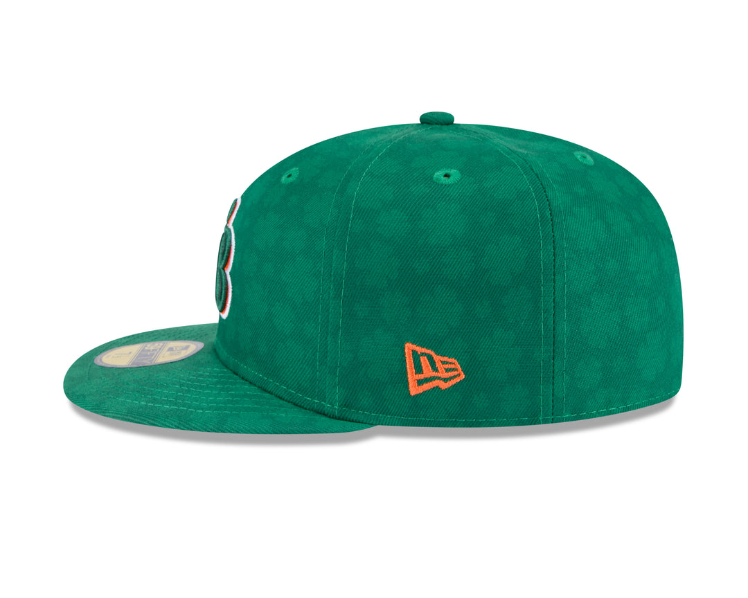 Rays New Era Green 2025 St. Patrick's Day On-Field 59Fifty Fitted Hat