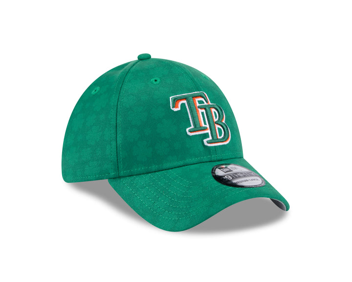 Rays New Era Green 2025 St. Patrick's Day 39Thirty Hat