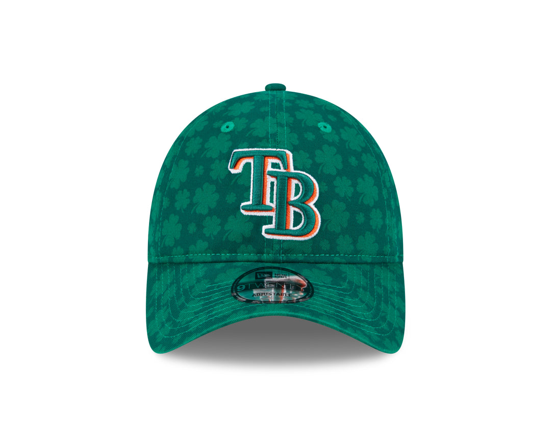 Rays New Era Green 2025 St Patrick's Day 9Twenty Adjustable Hat