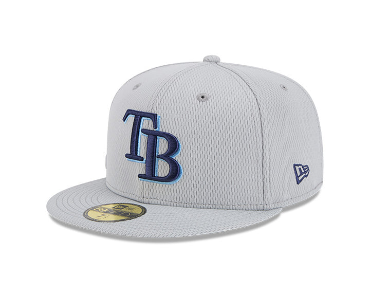 Rays New Era Grey 2025 TB Clubhouse 59Fifty Fitted Hat