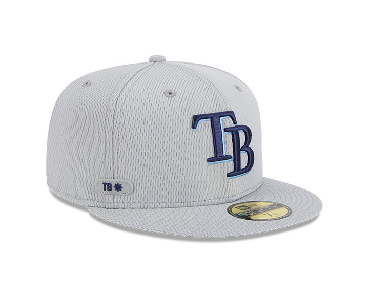 Rays New Era Grey 2025 TB Clubhouse 59Fifty Fitted Hat