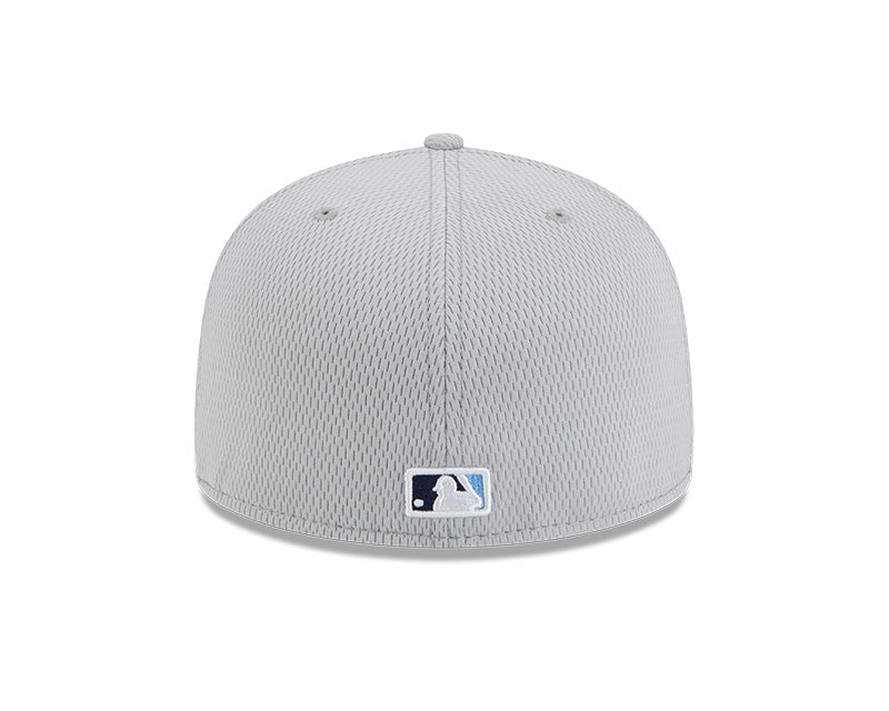 Rays New Era Grey 2025 TB Clubhouse 59Fifty Fitted Hat