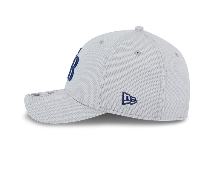 Rays New Era Grey TB 2025 Clubhouse 9Forty M-Crown Snapback Hat