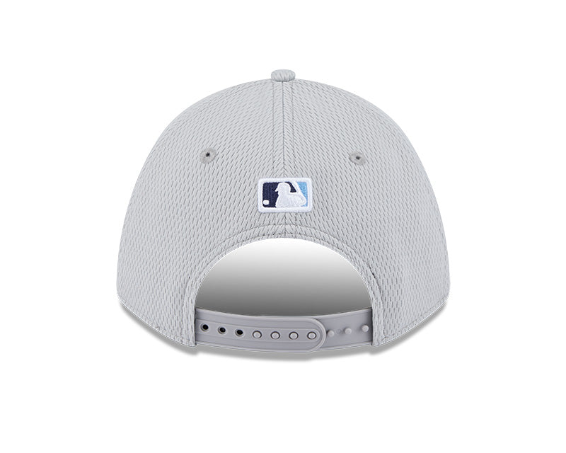 Rays New Era Grey TB 2025 Clubhouse 9Forty M-Crown Snapback Hat