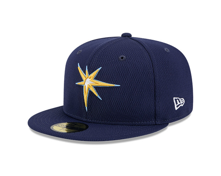 Rays New Era Navy 2025 Burst Clubhouse 59Fifty Fitted Hat