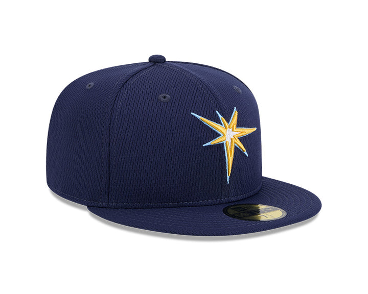 Rays New Era Navy 2025 Burst Clubhouse 59Fifty Fitted Hat