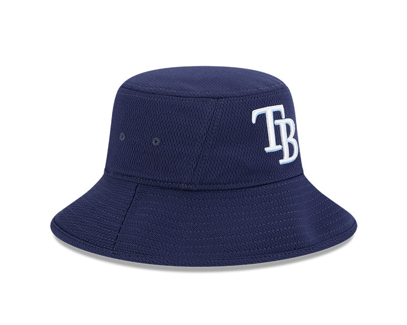 Rays New Era Spring Training 2025 On-Field Navy TB Bucket Hat