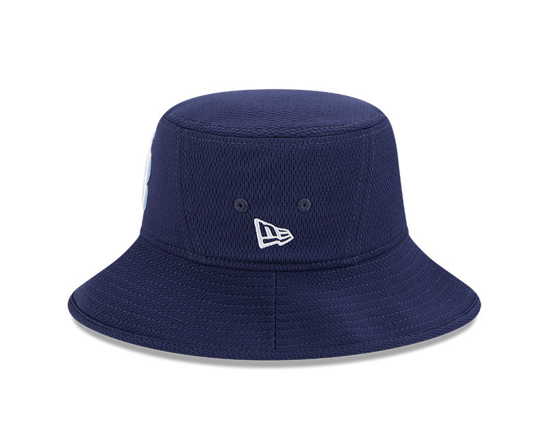 Rays New Era Spring Training 2025 On-Field Navy TB Bucket Hat