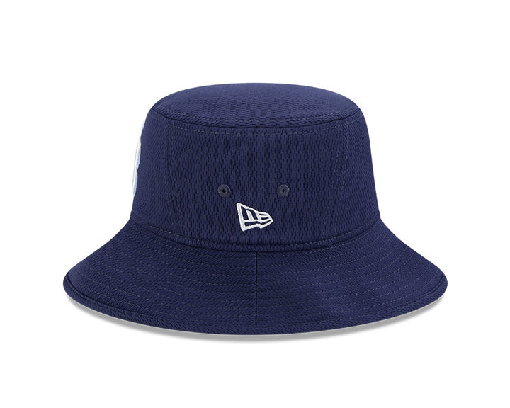 Rays New Era Spring Training 2025 On-Field Navy TB Bucket Hat