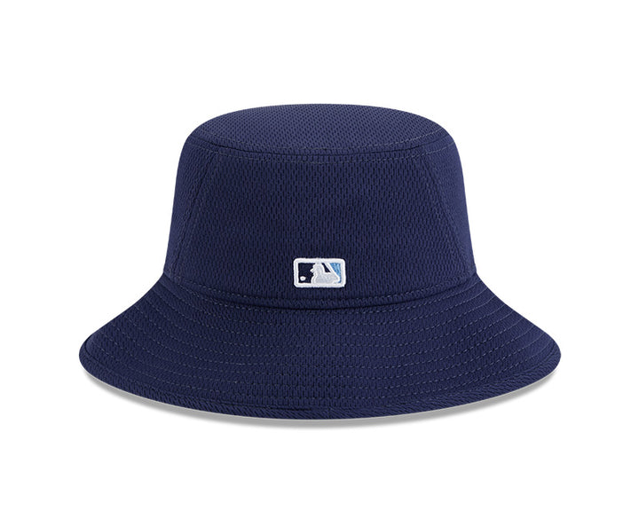 Rays New Era Spring Training 2025 On-Field Navy TB Bucket Hat