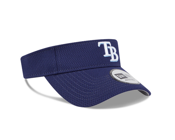 Rays New Era Spring Training 2025 On-Field Navy TB Adjustable Visor