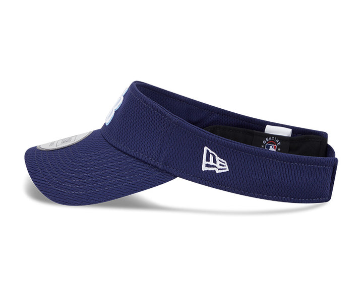 Rays New Era Spring Training 2025 On-Field Navy TB Adjustable Visor