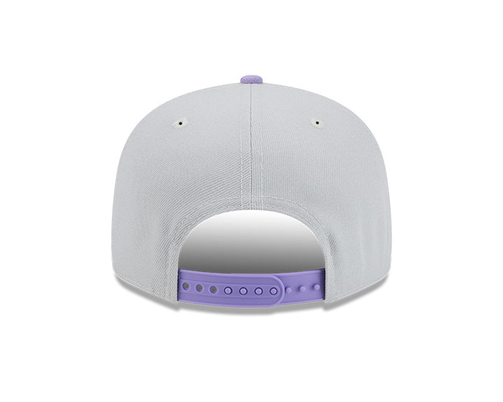 Rays New Era Youth Grey Purple City Connect Skyray 9Fifty Snapback Hat