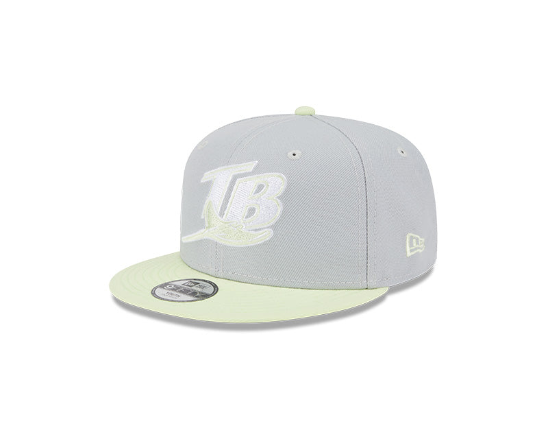Rays New Era Grey Neon Coop 9Fifty Snapback| The Bay Republic