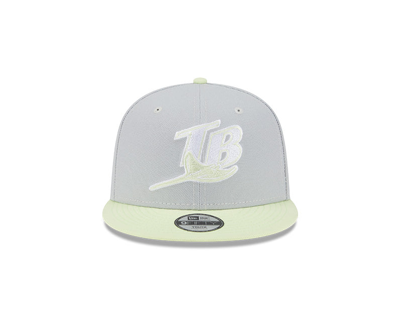 Rays New Era Grey Neon Coop 9Fifty Snapback| The Bay Republic