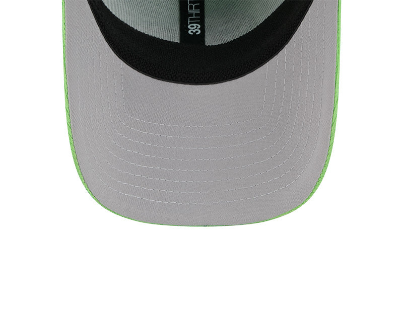 Rays New Era 2025 City Connect Neon Green Skateray Batting Practice 39Thirty Flex Fit Hat