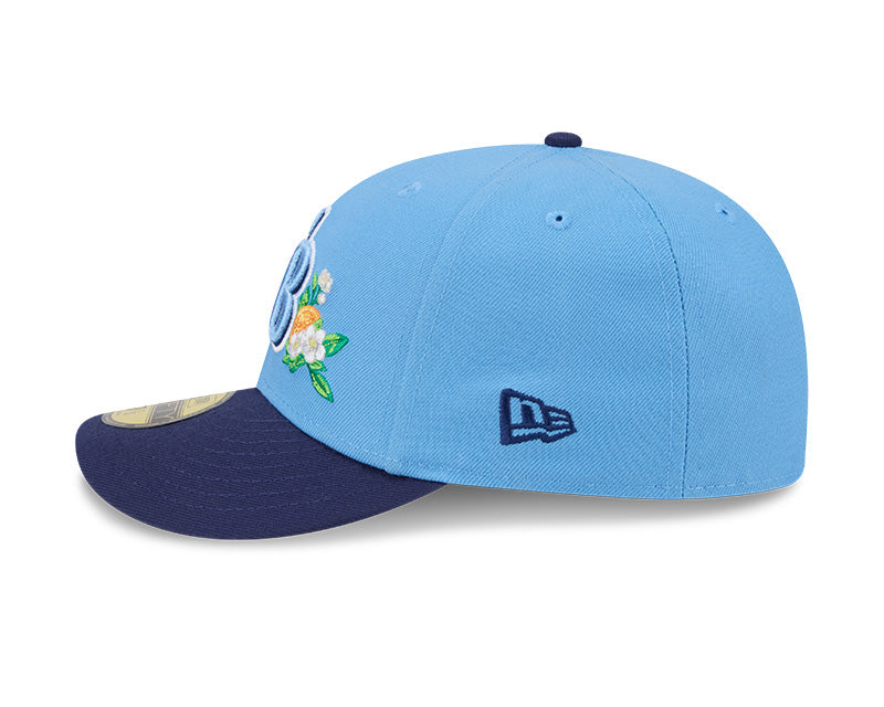 Rays New Era Light Blue Navy TB 2026 Spring Training On-Field 59Fifty Fitted Hat