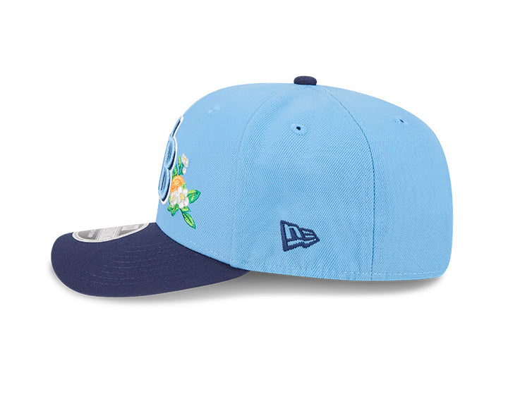 Rays New Era Light Blue Navy TB 2026 Spring Training Patch 9SEVENTY Adjustable Hat