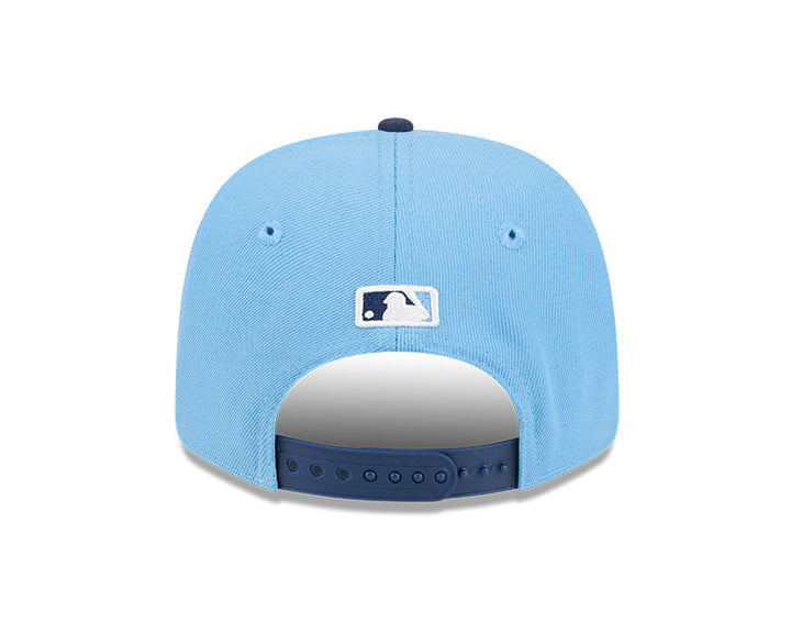 Rays New Era Light Blue Navy TB 2026 Spring Training Patch 9SEVENTY Adjustable Hat