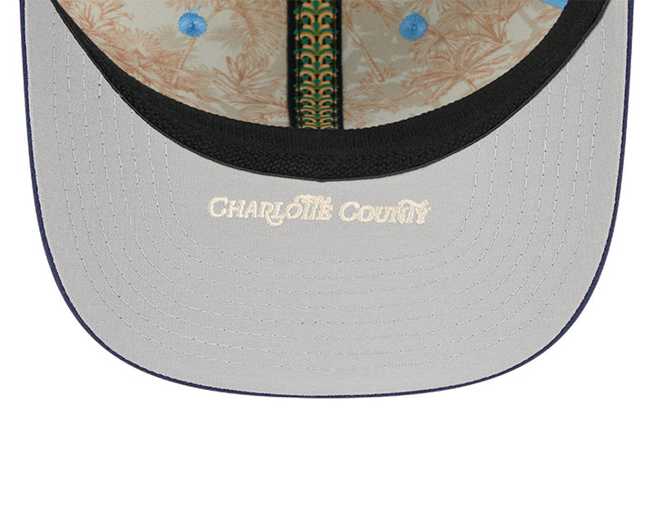 Rays New Era Light Blue Navy TB 2026 Spring Training Patch 9SEVENTY Adjustable Hat