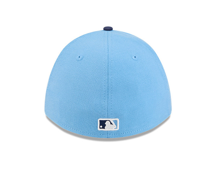 Rays New Era Light Blue Navy TB 2026 Spring Training Patch 39Thirty Flex Hat