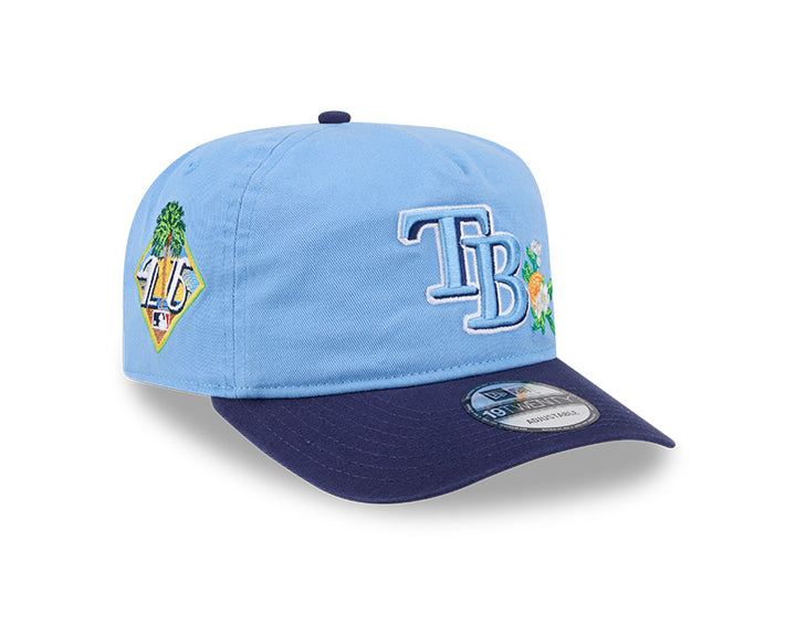 Rays New Era Light Blue Navy TB 2026 Spring Training Patch 19Twenty Adjustable Hat
