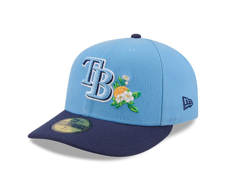 Rays New Era Light Blue Navy TB 2026 Spring Training 59Fifty Fitted Hat