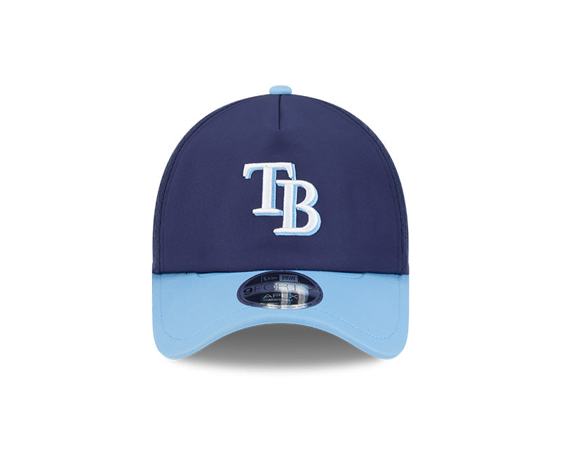 Rays New Era 2026 Navy Light Blue Batting Practice TB 9Forty Apex Adjustable Hat