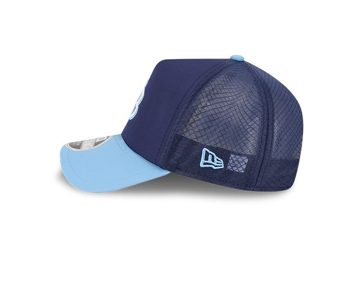 Rays New Era 2026 Navy Light Blue Batting Practice TB 9Forty Apex Adjustable Hat