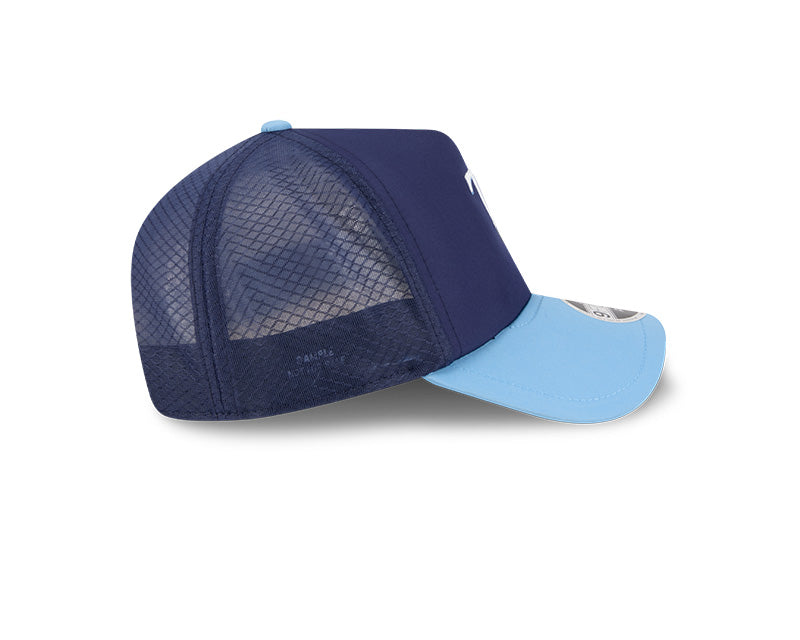 Rays New Era 2026 Navy Light Blue Batting Practice TB 9Forty Apex Adjustable Hat