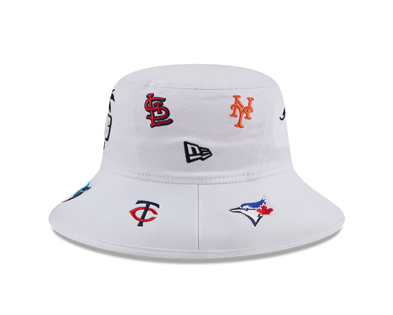 Rays New Era 2026 White Spring Training All Teams Grapefruit League Bucket Hat