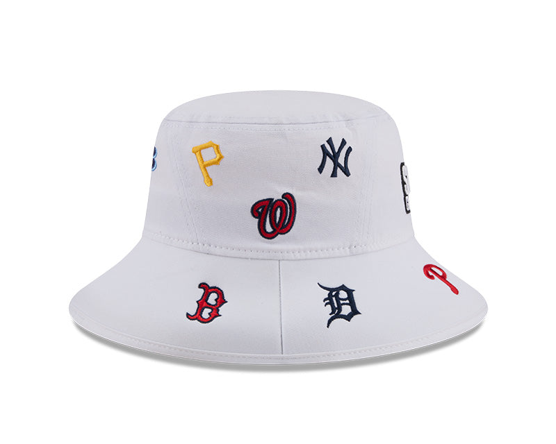 Rays New Era 2026 White Spring Training All Teams Grapefruit League Bucket Hat