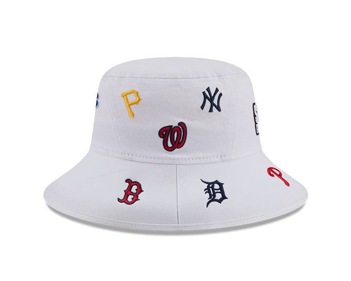 Rays New Era 2026 White Spring Training All Teams Grapefruit League Bucket Hat