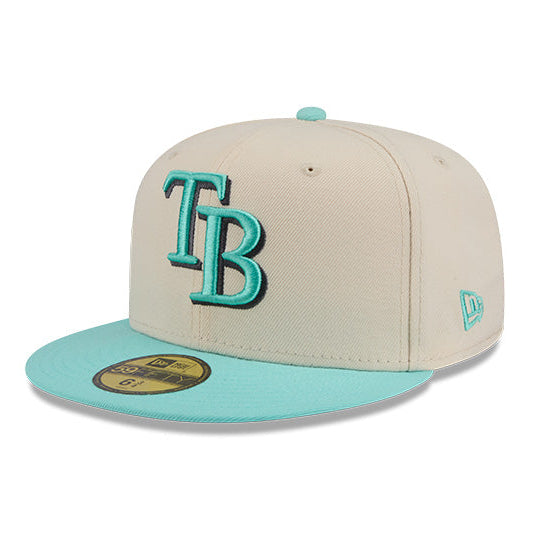 Rays New Era Chrome Mint TB 59Fifty Fitted Hat