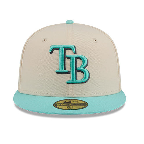 Rays New Era Chrome Mint TB 59Fifty Fitted Hat