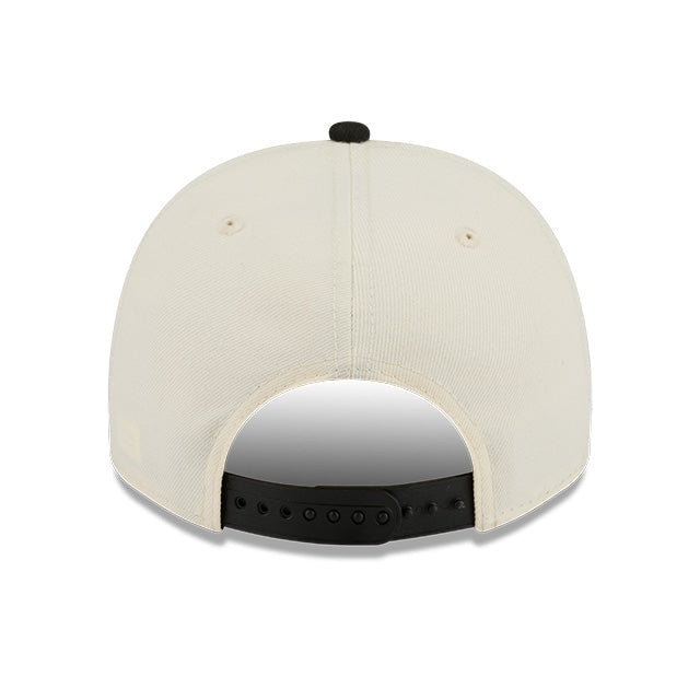 Rays New Era Cream Devil Rays Script A-Frame 9Fifty Adjustable Hat