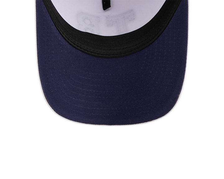 Rays Women's New Era White Navy TB Two Tone 9Forty Trucker Hat