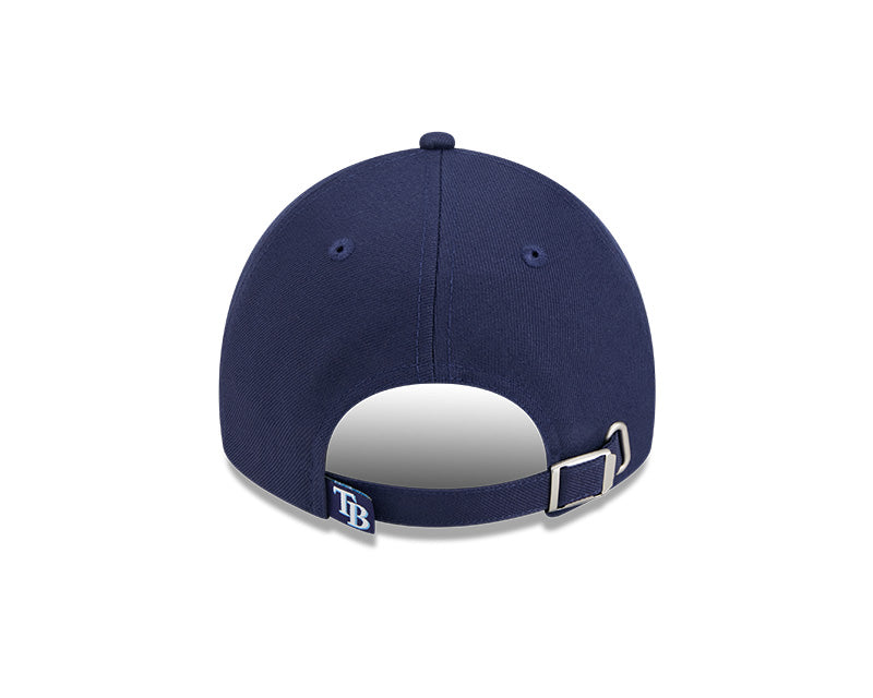 Rays New Era Navy Rhinestone Script Casual Classic Adjustable Hat