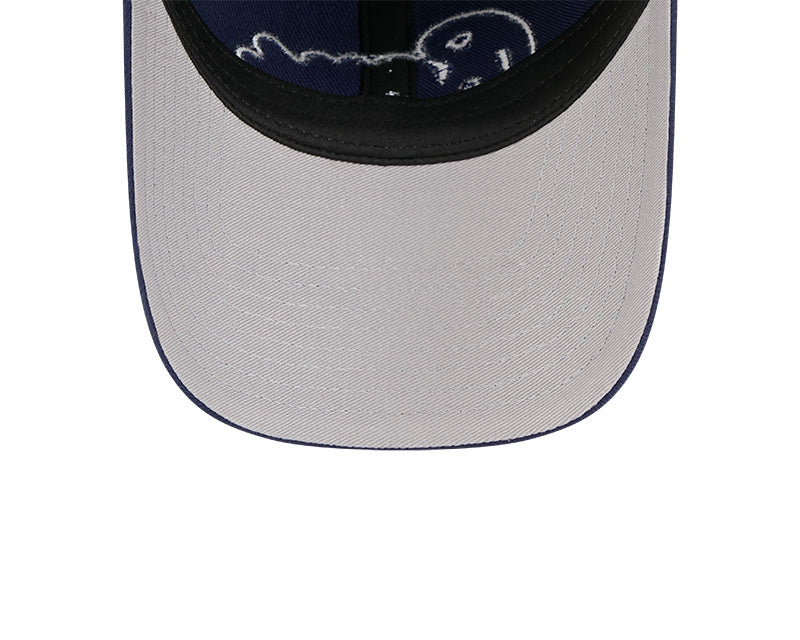 Rays New Era Navy Rhinestone Script Casual Classic Adjustable Hat