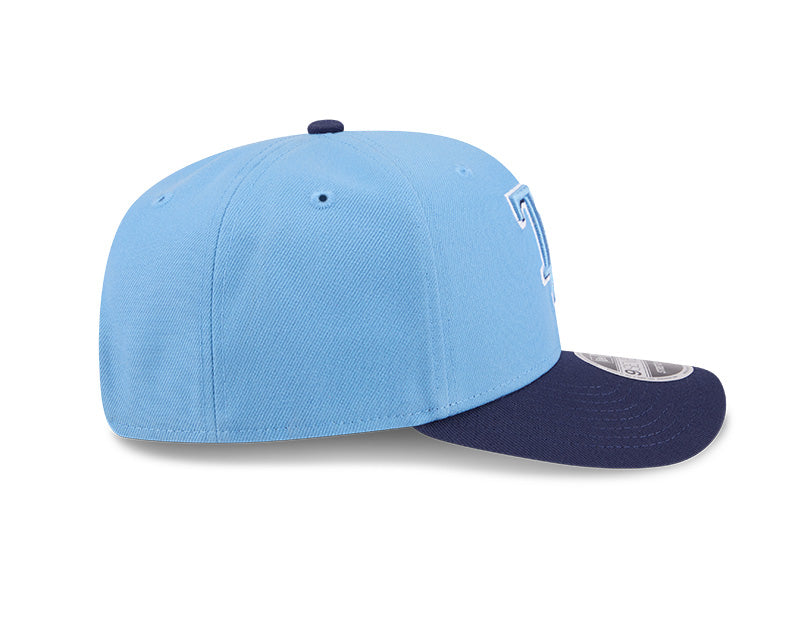 Rays New Era Light Blue Navy TB 2026 Spring Training 9SEVENTY Adjustable Hat