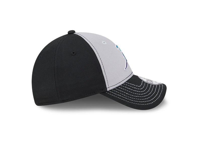 Rays New Era 9Forty Two-Tone Black Grey Coop Snapback Adjustable Hat